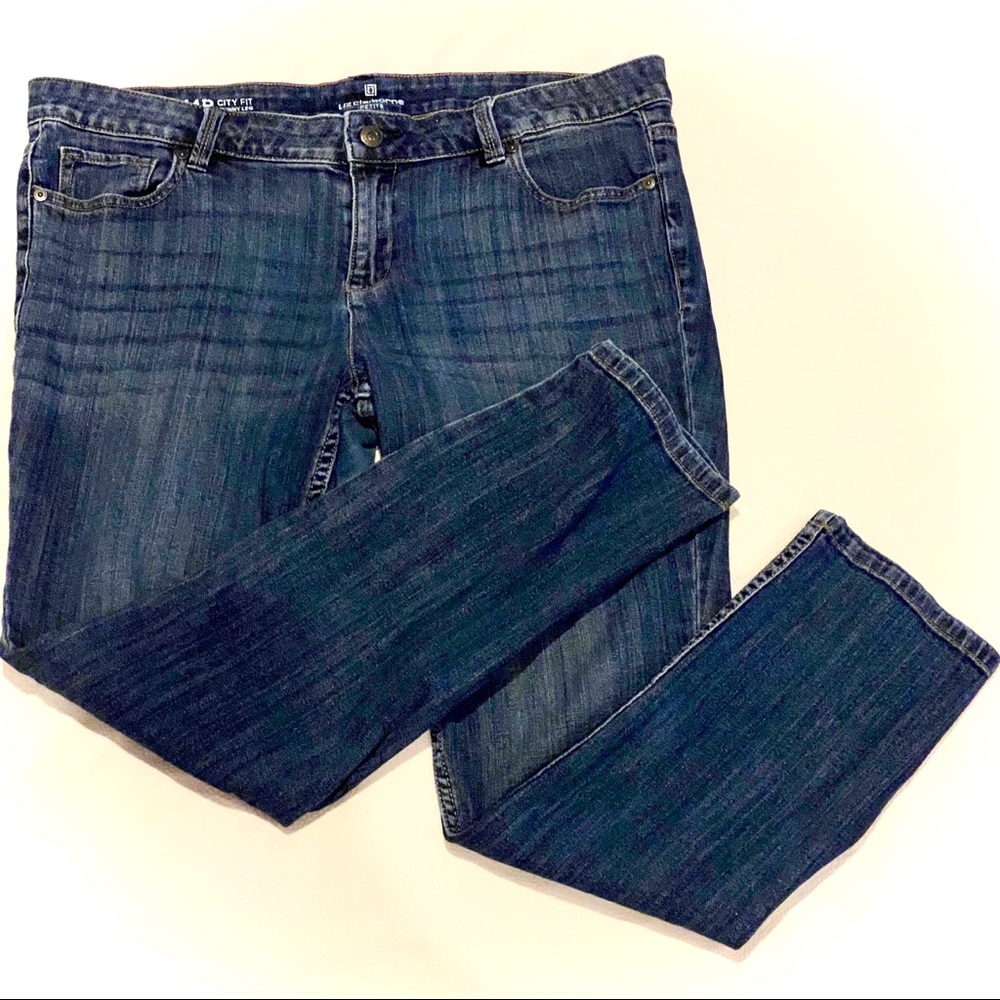 Liz Claiborne City Fit Skinny Petite Jeans - 14P